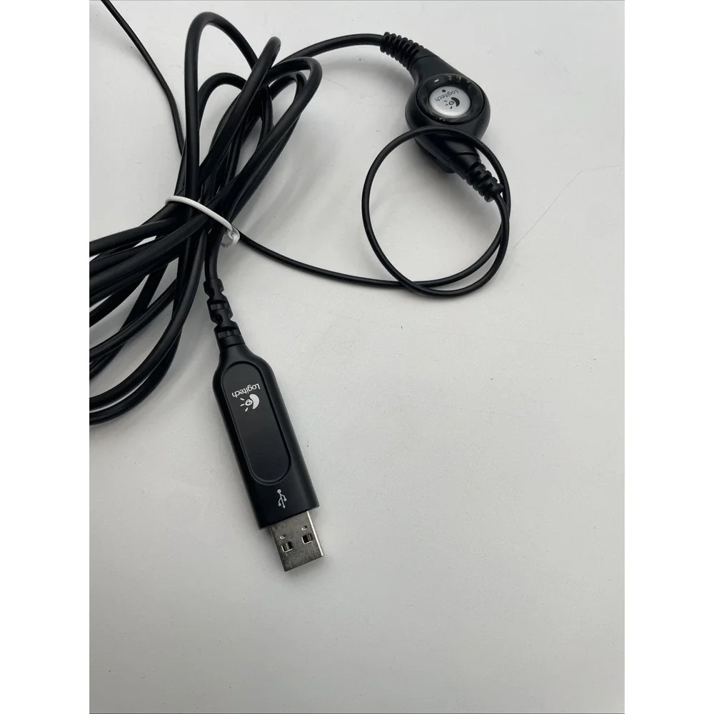 LOGITECH H390 OVER-HEAD USB HEADSET FOR WORK W/ NOISE-CANCELLING MICROPHONE